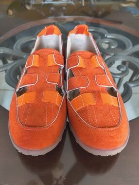 Orange Loafers